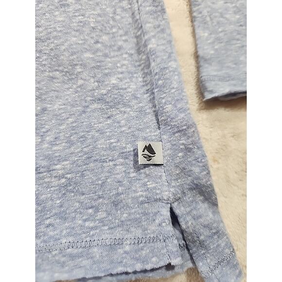 Ocean & Coast‎ Ling Sleeve Tshirt Heather Blue Large With Tree Crest Ladies - Picture 4 of 9